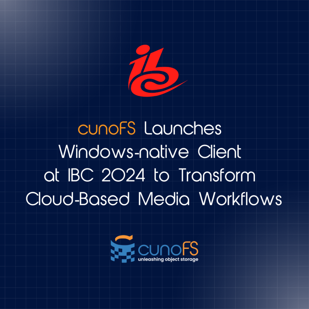 cunoFS Attends IBC 2024